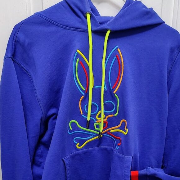 MY BEST LOOKING PSYCHO BUNNY HOODIE... EVER!  SIZE L AND EXCELLENT CONDITION - Picture 1 of 7